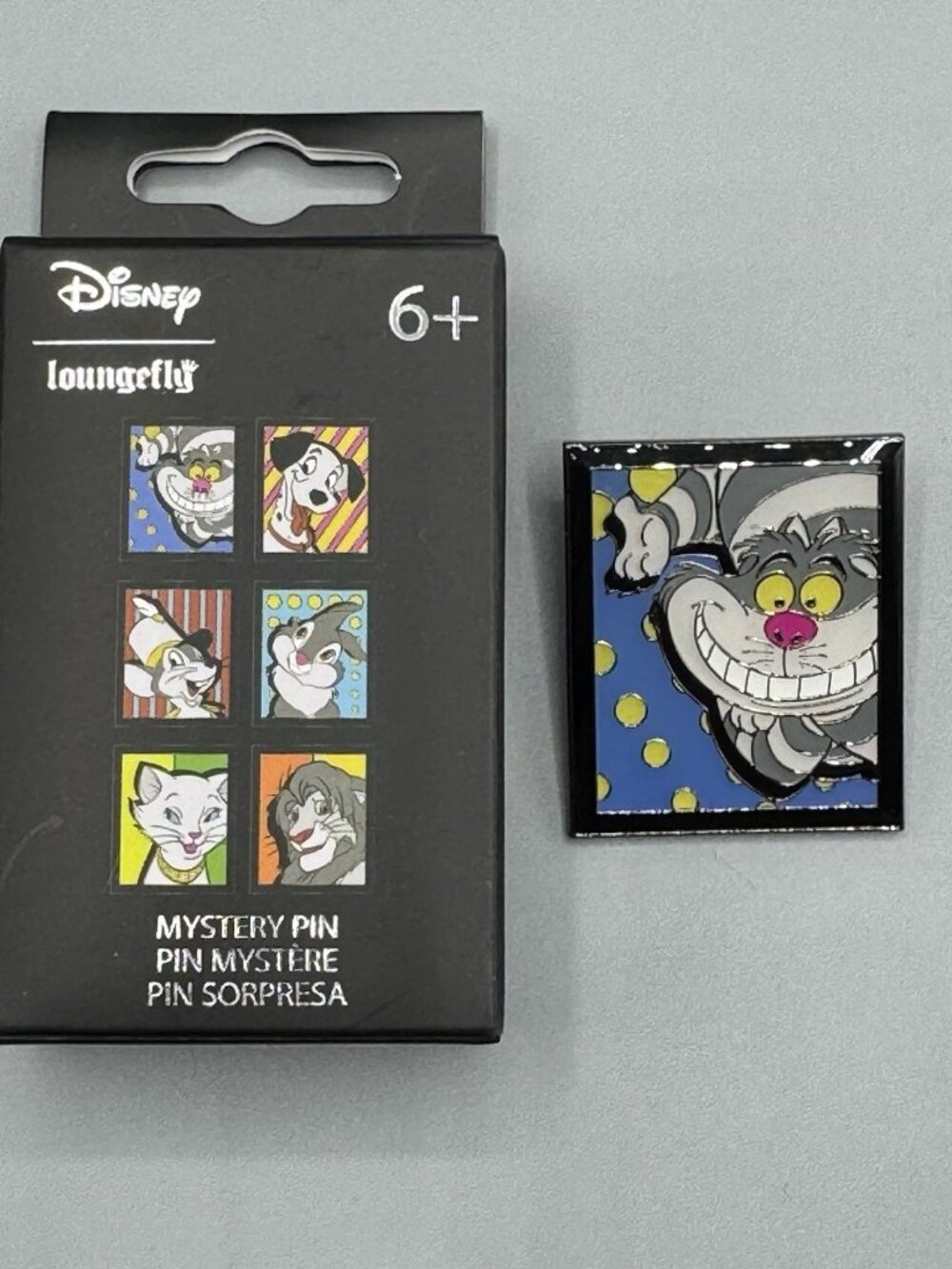Loungefly Disney Pop Art Frame Blind Box Enamel Pin CHESHIRE CAT New Open Box